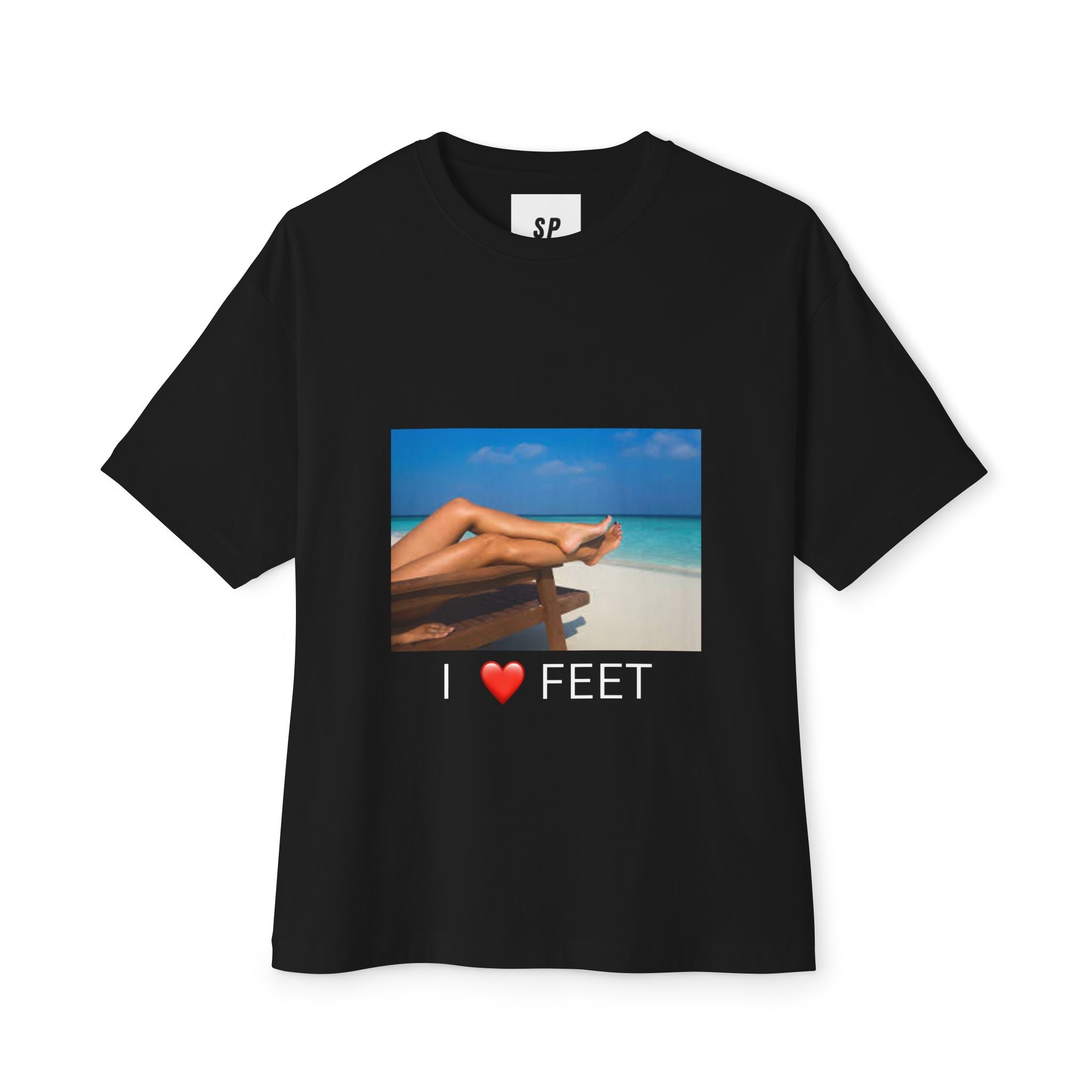 I HEART FEET tee