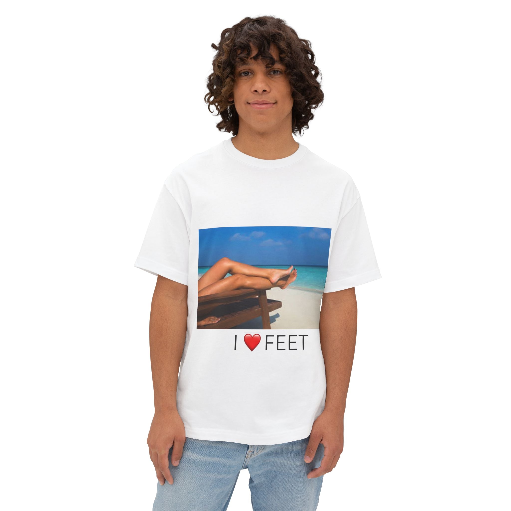 I HEART FEET tee