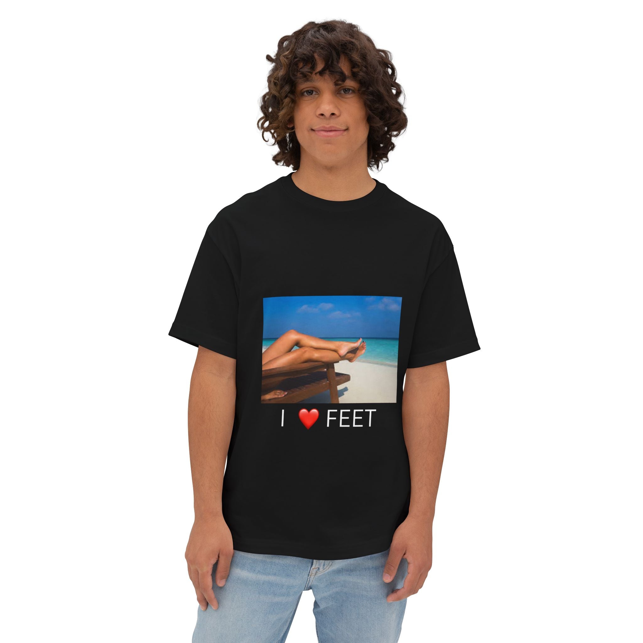 I HEART FEET tee