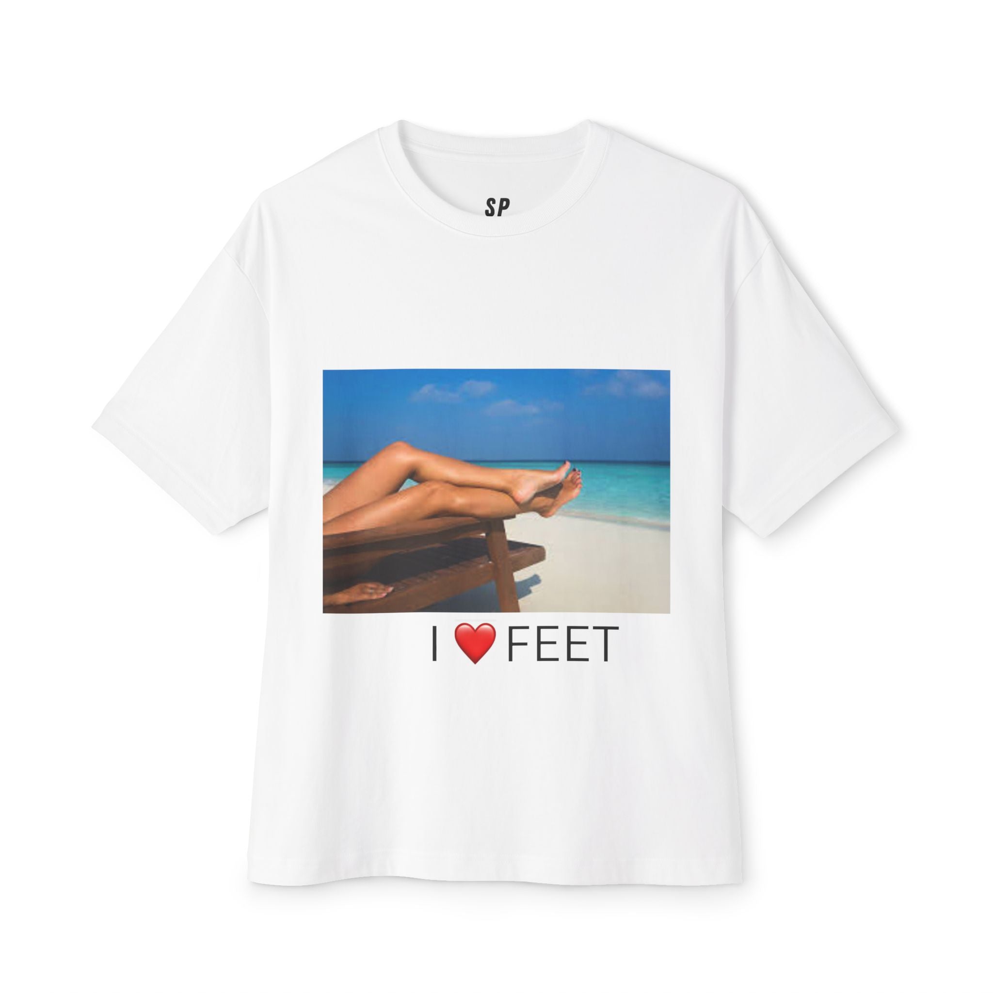 I HEART FEET tee